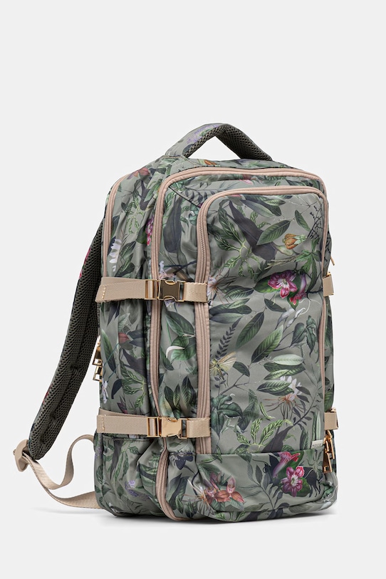 Plecak travel damski wzorzysty RS26-TPD502 zielony RS26