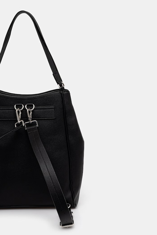 Akcesoria Medicine plecak damski z imitacji skóry RS26-TPD504 czarny