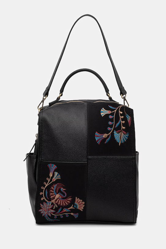 Medicine plecak damski z imitacji skóry czarny RS26-TPD700