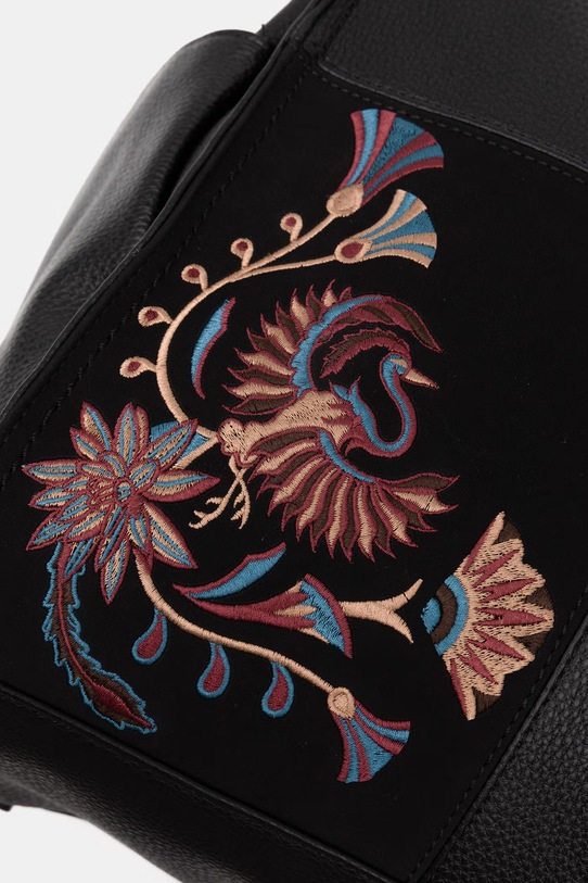 Medicine plecak damski z imitacji skóry czarny RS26-TPD700