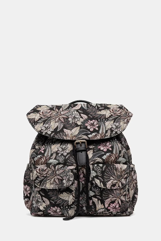 Medicine plecak damski bawełniany czarny RS26-TPD800