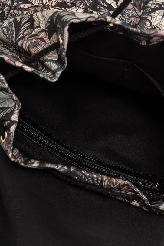 Medicine plecak damski bawełniany RS26-TPD800 czarny