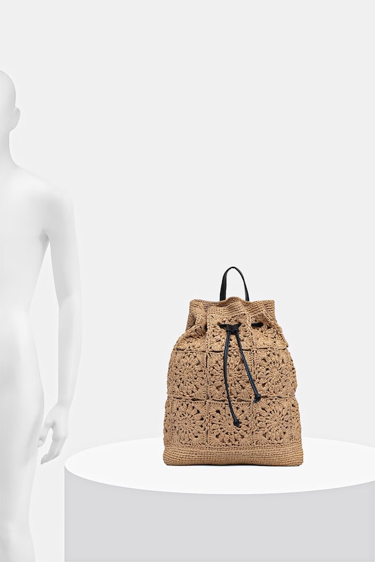 Medicine plecak worek damski pleciony RS26-TPD801