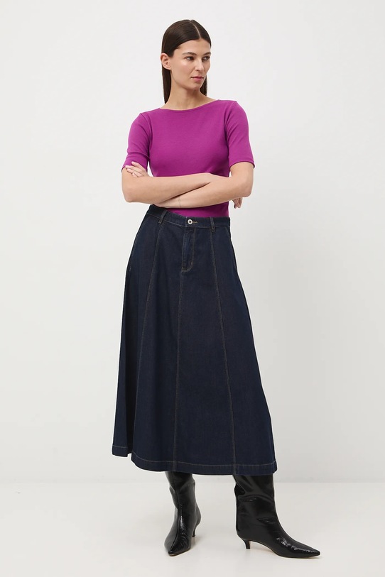 Medicine t-shirt z elastanem fioletowy RS26-TSD012