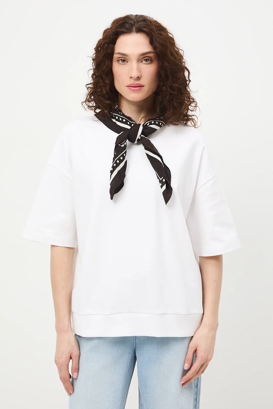 Bavlnené tričko dámske interlock bez vzoru RS26-TSD040 béžová RS26