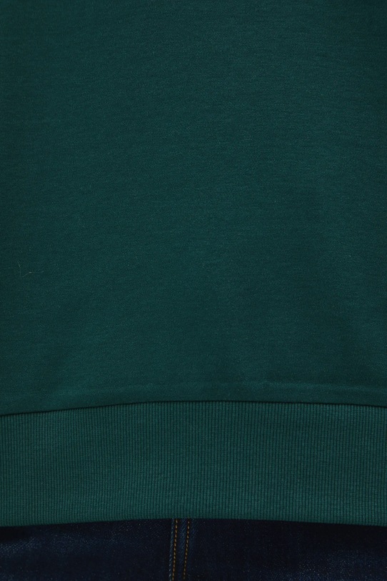 Bavlněné tričko dámské interlock bez vzoru RS26-TSD040 zelená