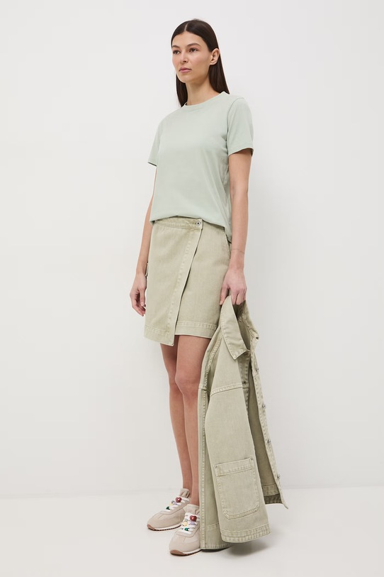 Medicine t-shirt damski bawełniany zielony RS26-TSD050