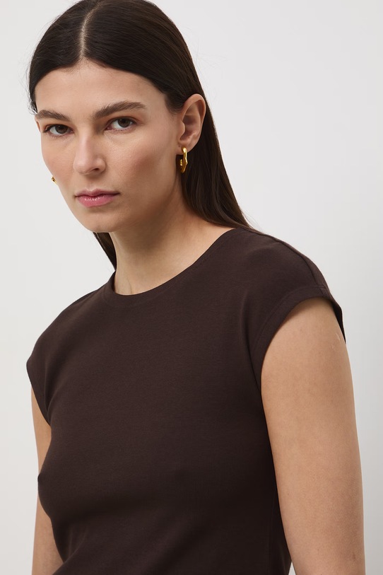 Medicine t-shirt damski RS26-TSD053 brązowy
