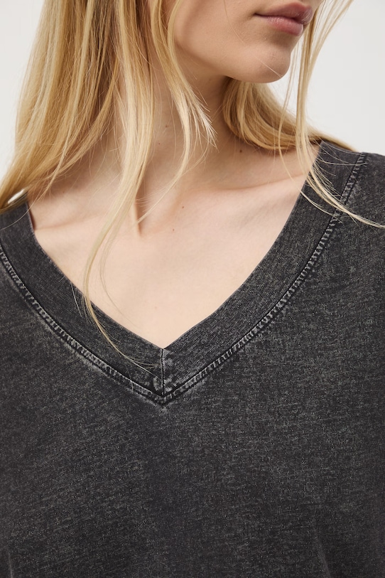 Medicine t-shirt oversize damski bawełniany RS26-TSD060 szary