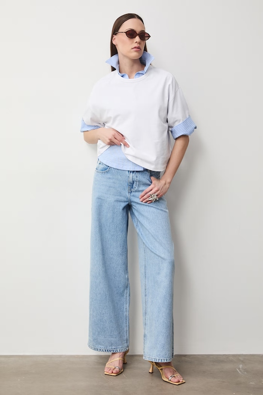 Medicine t-shirt damski bawełniany biały RS26-TSD063