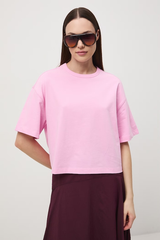 Medicine t-shirt damski bawełniany RS26-TSD063 różowy RS26