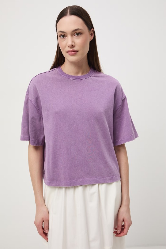 Medicine t-shirt damski bawełniany RS26-TSD063 fioletowy RS26