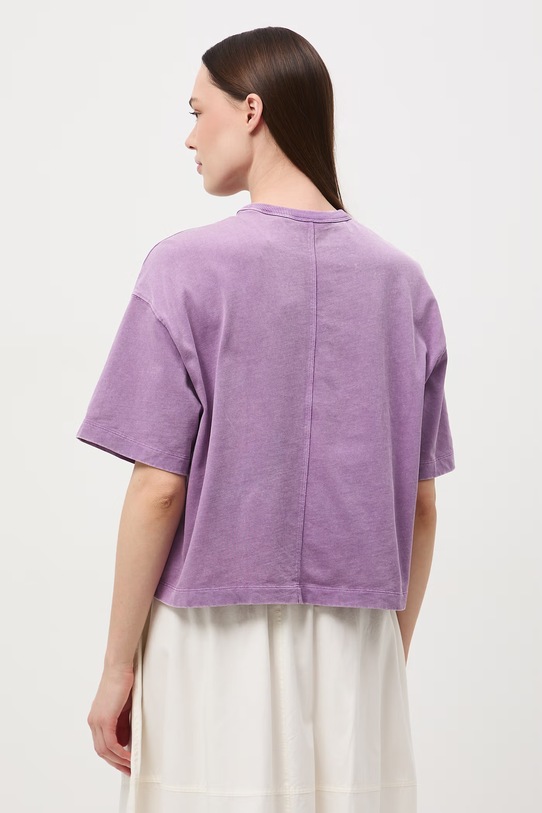 Odzież Medicine t-shirt damski bawełniany RS26-TSD063 fioletowy