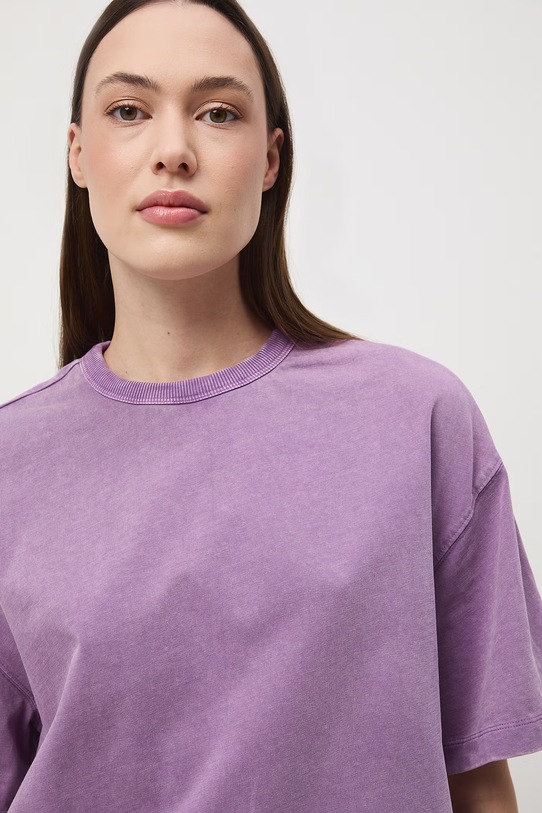 Medicine t-shirt damski bawełniany fioletowy RS26-TSD063