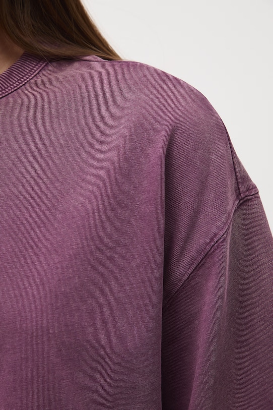 t-shirt damski bawełniany RS26-TSD063 fioletowy