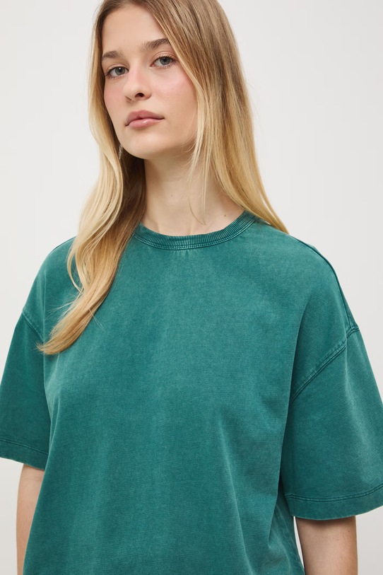 Medicine t-shirt damski bawełniany turkusowy RS26-TSD063