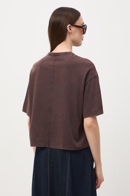 Abbigliamento Medicine t-shirt da donna in cotone RS26-TSD063 marrone