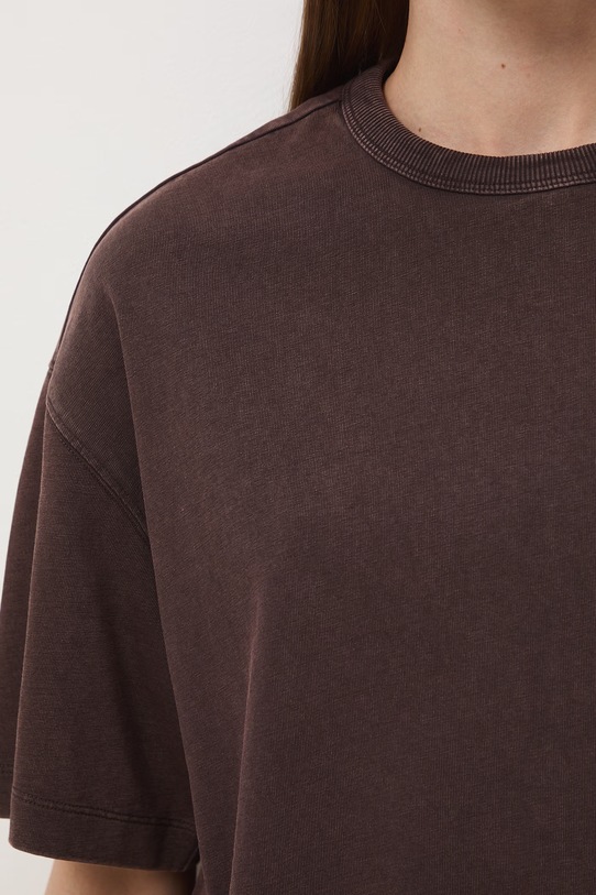 Medicine тениска дамска памучна RS26-TSD063 кафяв