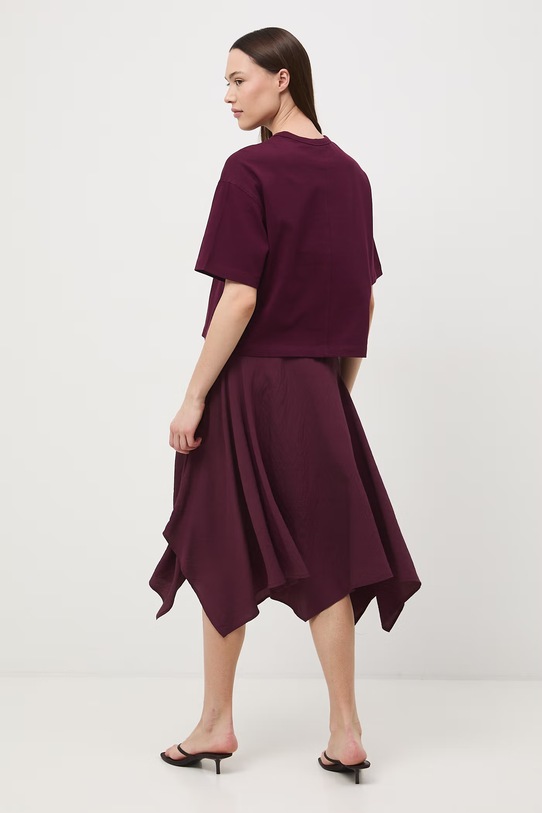 Odzież Medicine t-shirt damski bawełniany RS26-TSD063 bordowy