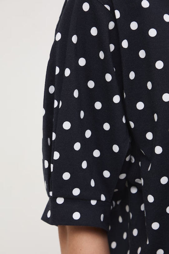 T-shirt damski bawełniany RS26-TSD071 czarny