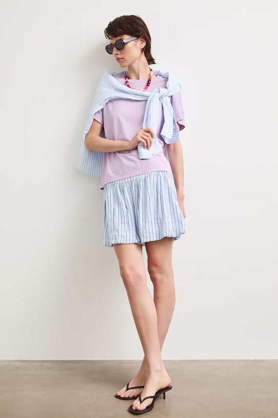 Medicine T-shirt damski bawełniany fioletowy RS26-TSD080