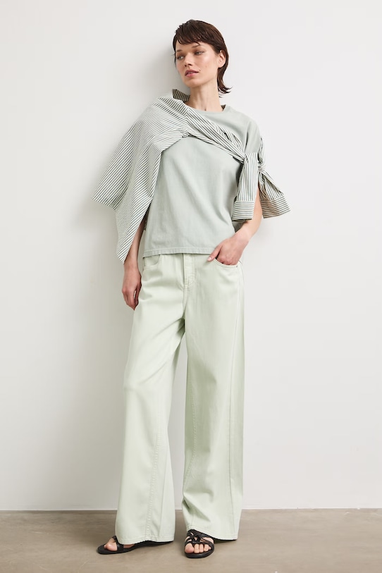 Medicine T-shirt damski bawełniany zielony RS26-TSD080