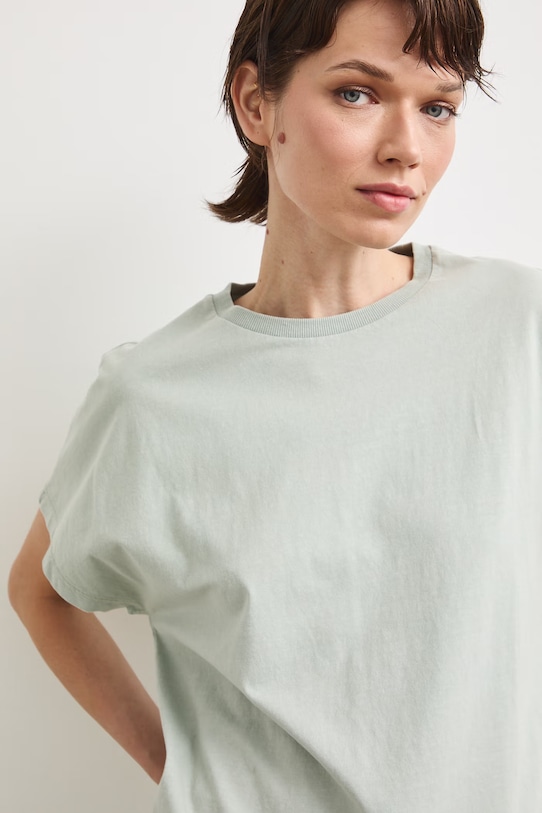 Medicine T-shirt damski bawełniany zielony RS26-TSD080