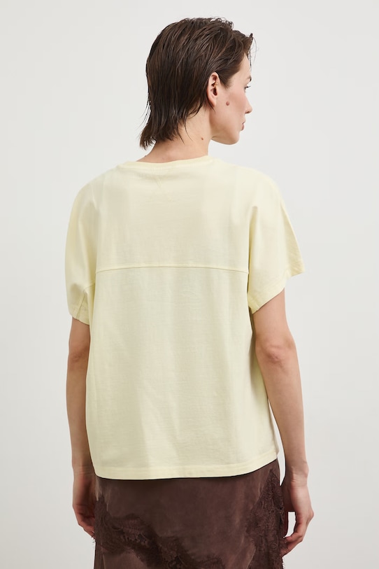 Odzież Medicine T-shirt damski bawełniany RS26-TSD080 żółty