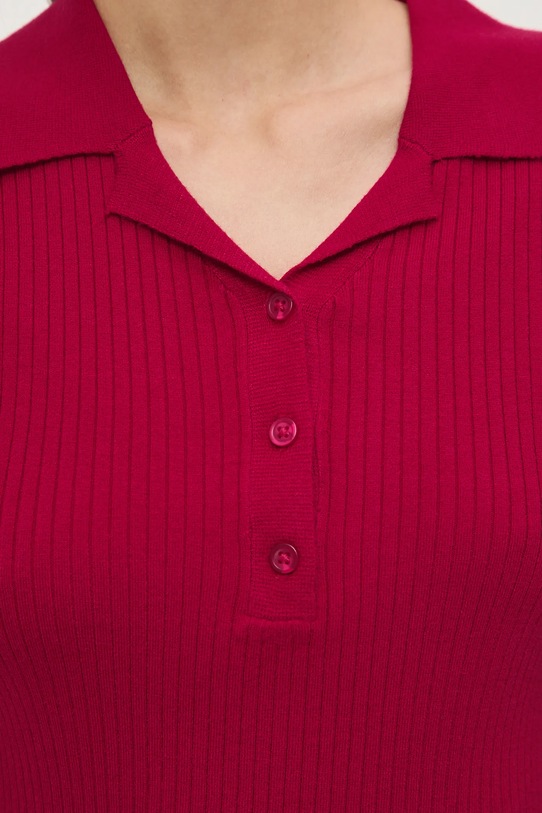 Tričko dámské s límečkem RS26-TSD200 červená