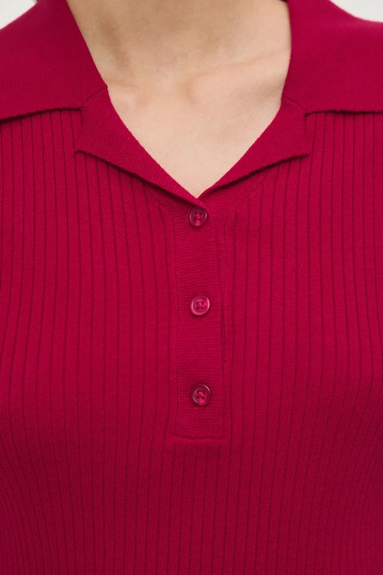 Tričko dámské s límečkem RS26-TSD200 červená