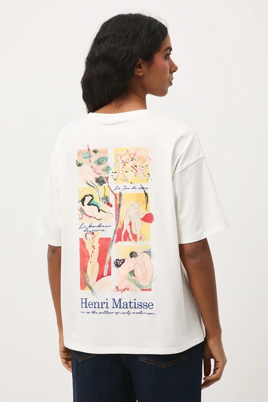 Medicine t-shirt bawełniany beżowy RS26-TSD250