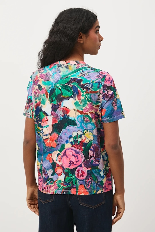 Odzież T-shirt damski z kolekcji Eviva L'arte RS26-TSD252 multicolor