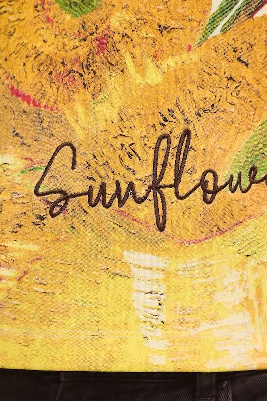 T-shirt bawełniany damski z kolekcji Eviva L'arte RS26-TSD262