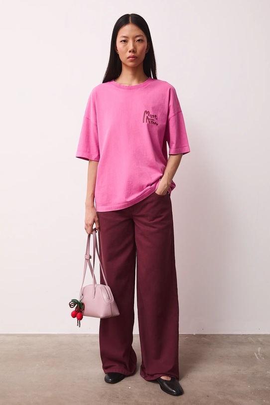 Βαμβακερό μπλουζάκι Medicine RS26-TSD282 ροζ RS26