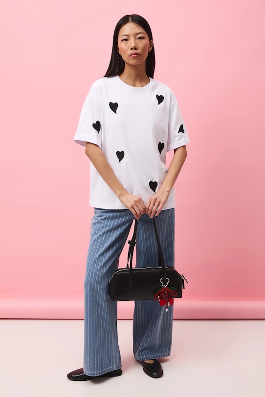 Medicine t-shirt aplikacja biały RS26-TSD285