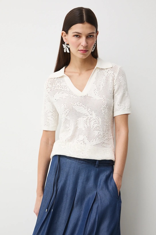 Medicine t-shirt szpic beżowy RS26-TSD304