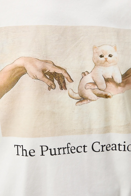 Medicine t-shirt bawełniany RS26-TSD350 beżowy