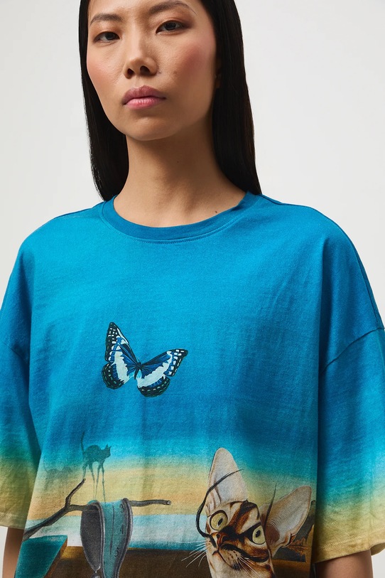 Medicine t-shirt bawełniany multicolor RS26-TSD353