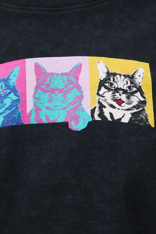 Medicine t-shirt bawełniany RS26-TSD355 czarny