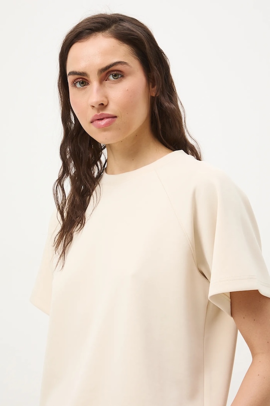 Tričko dámské hladký povrch, s modalem béžová RS26-TSD402
