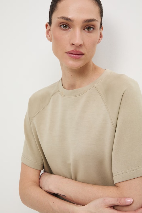 Tričko dámské hladký povrch, s modalem zelená RS26-TSD402