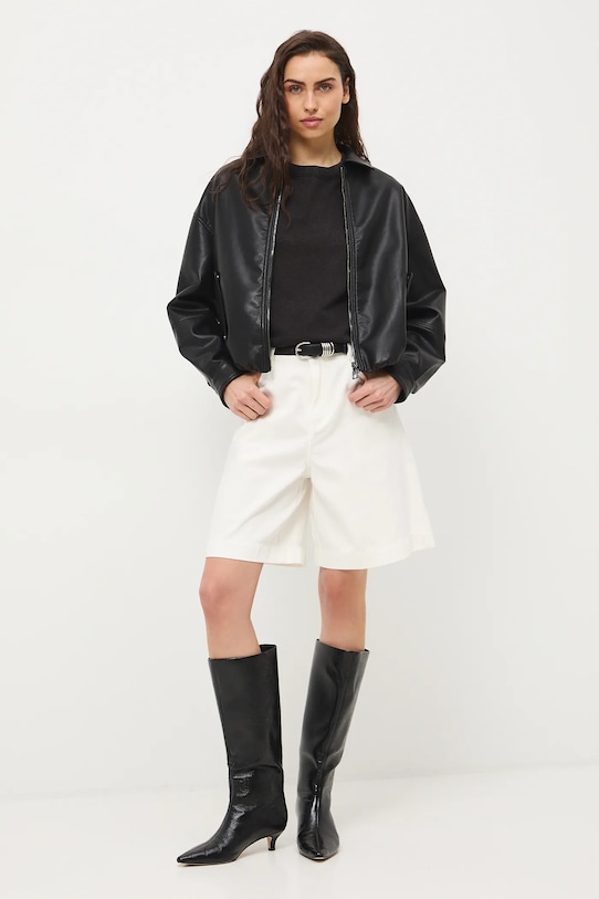 Odzież Medicine t-shirt oversize damski bawełniany RS26-TSD451 szary