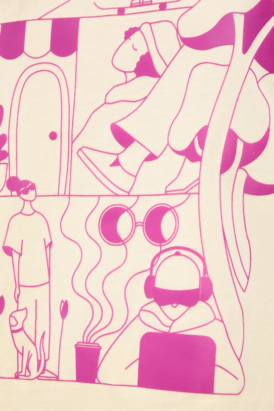 Medicine t-shirt oversize damski bawełniany RS26-TSD452