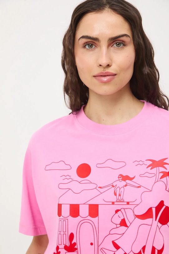 MEDICINE t-shirt oversize damski bawełniany RS26-TSD452