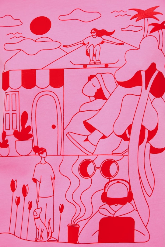 MEDICINE t-shirt oversize damski bawełniany RS26-TSD452