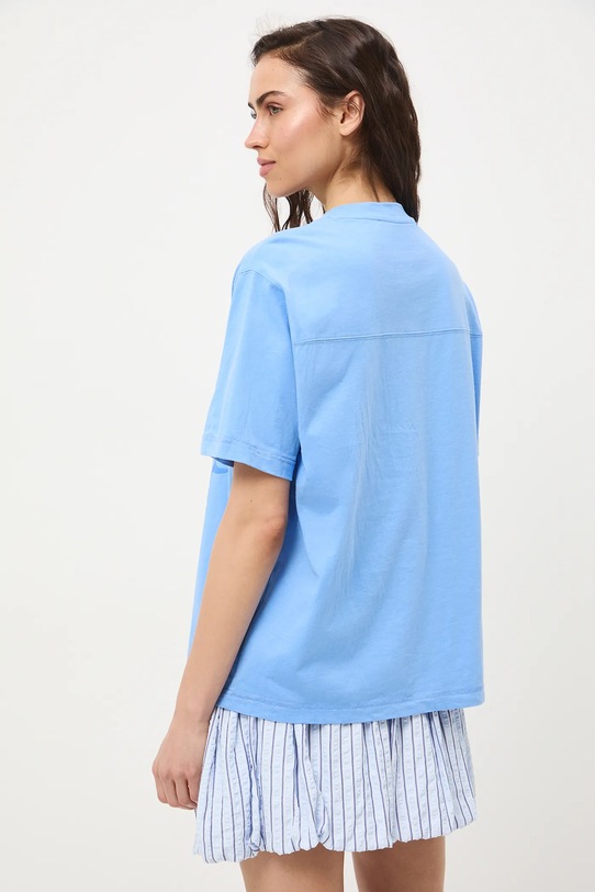 Medicine t-shirt oversize damski bawełniany niebieski RS26-TSD452