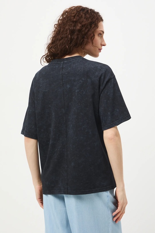 Medicine t-shirt oversize damski bawełniany szary RS26-TSD455