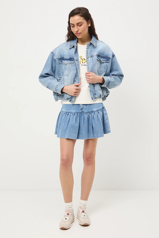 Odzież Medicine t-shirt damski bawełniany RS26-TSD457 beżowy