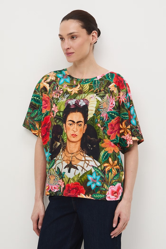 Medicine t-shirt bawełniany multicolor RS26-TSD480