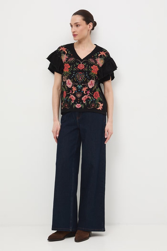 Odzież Medicine t-shirt bawełniany RS26-TSD482 czarny